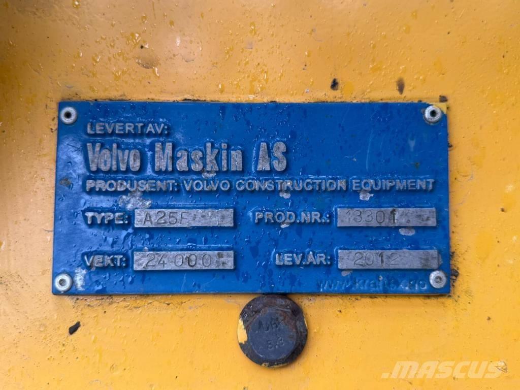 Volvo A 25 F Rammestyrte Dumpere