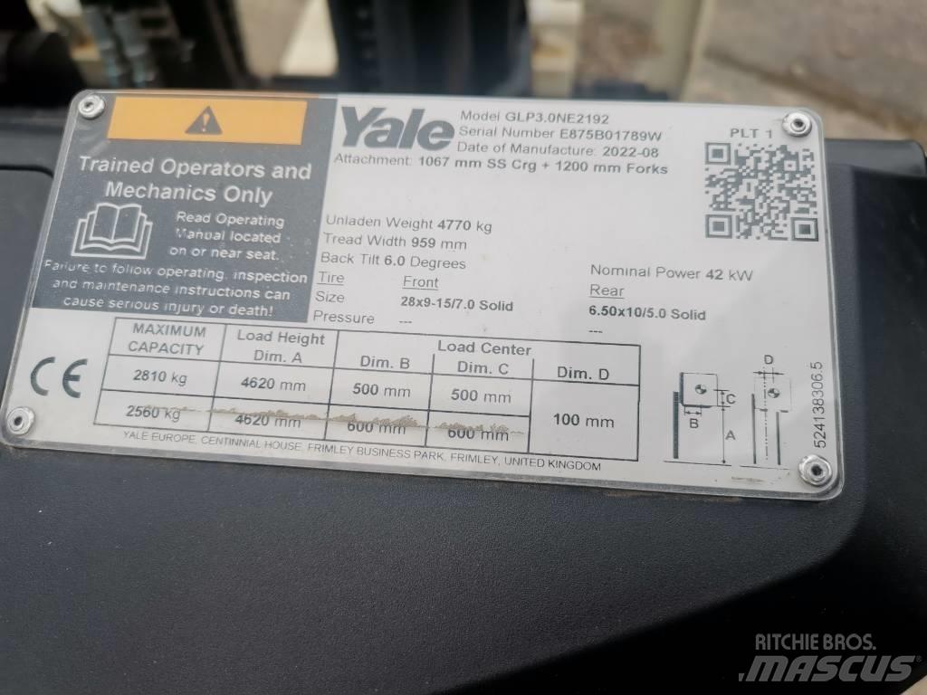 Yale GLP30 N Propan trucker