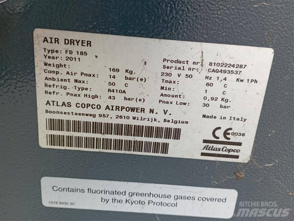 Atlas Copco FD185 Lufttørker kompressorer