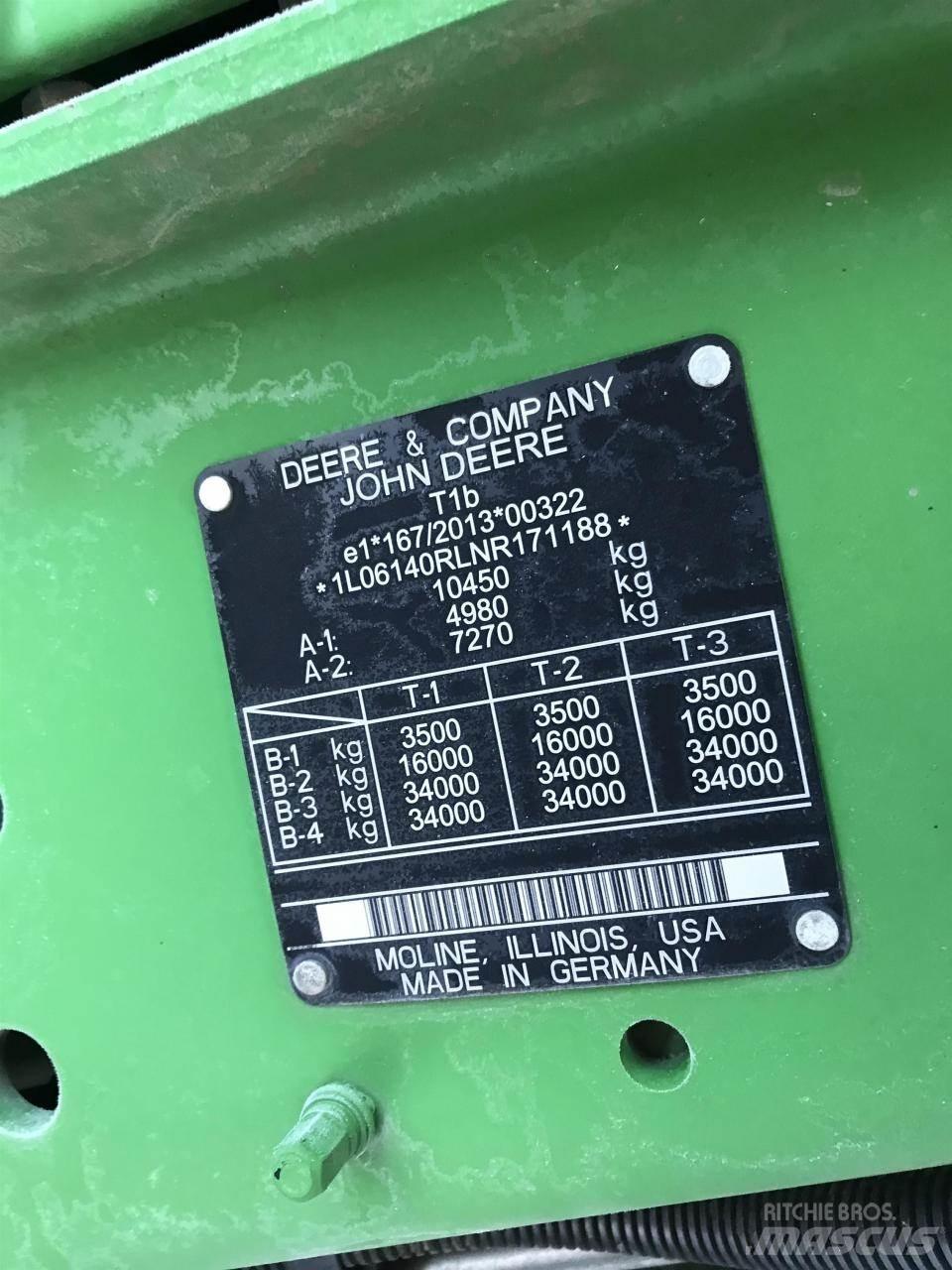 John Deere 6R 140 Traktorer