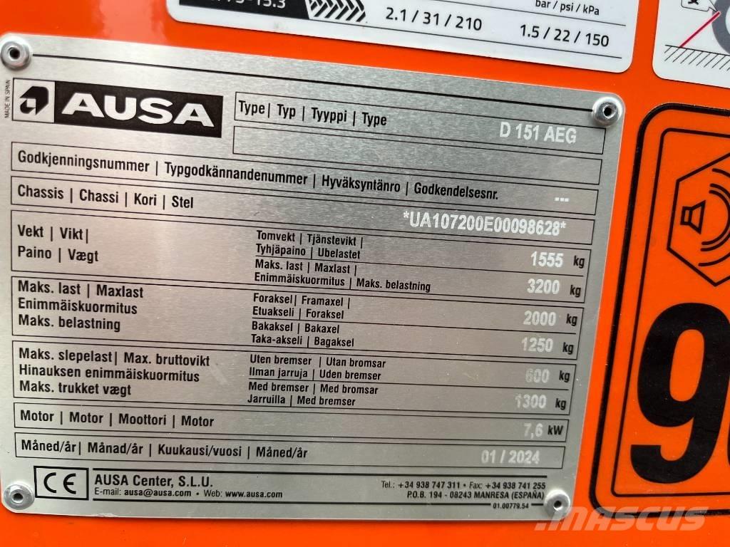 Ausa D151AEG Mini dumpere