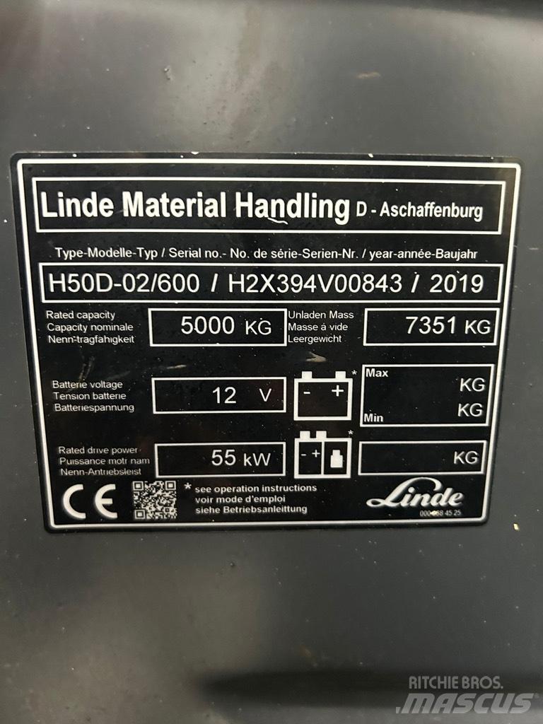 Linde H 50D-02/600 Diesel Trucker