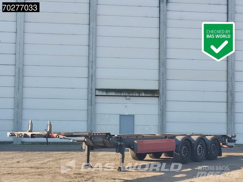 Van Hool 3 axles Containerchassis Semitrailere
