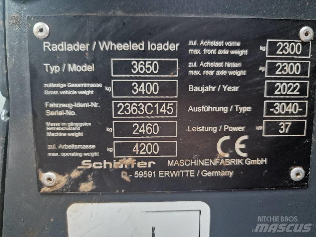 Schäffer 3650 Hjullastere