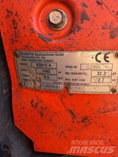 Kubota KX 015-4 Minigravere <7t