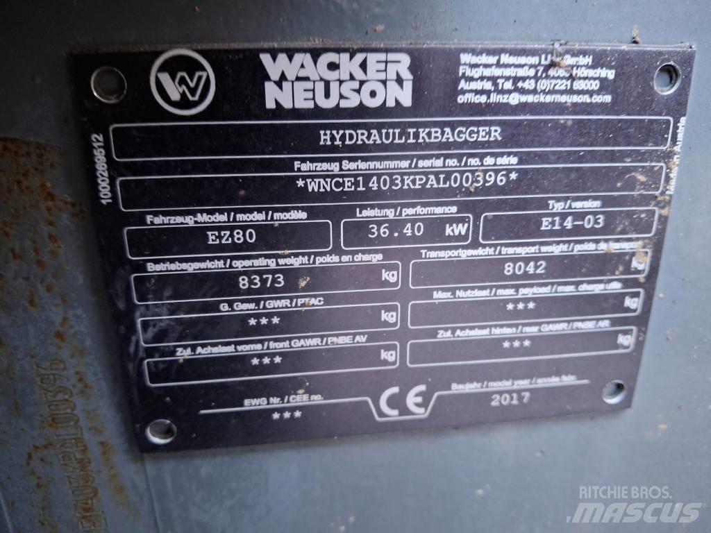 Wacker Neuson EZ 80 Midigravere 7 - 12t