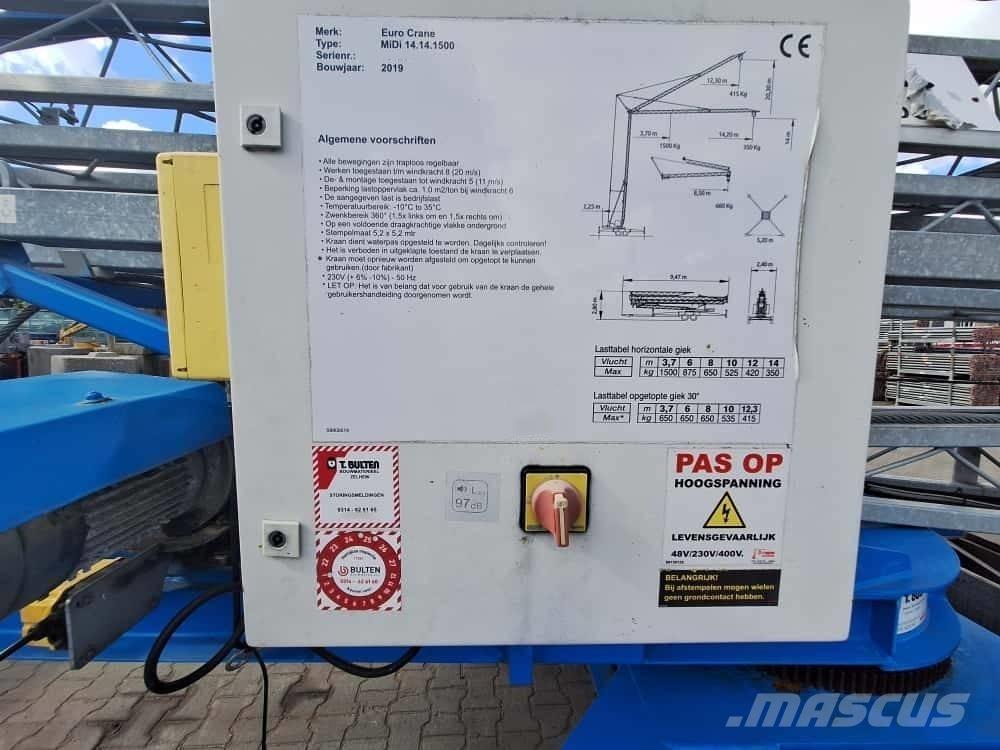 Midi LT 14.14 RD-XP Selvreisende tårnkran