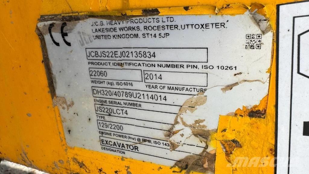 JCB JS 220 LC Beltegraver