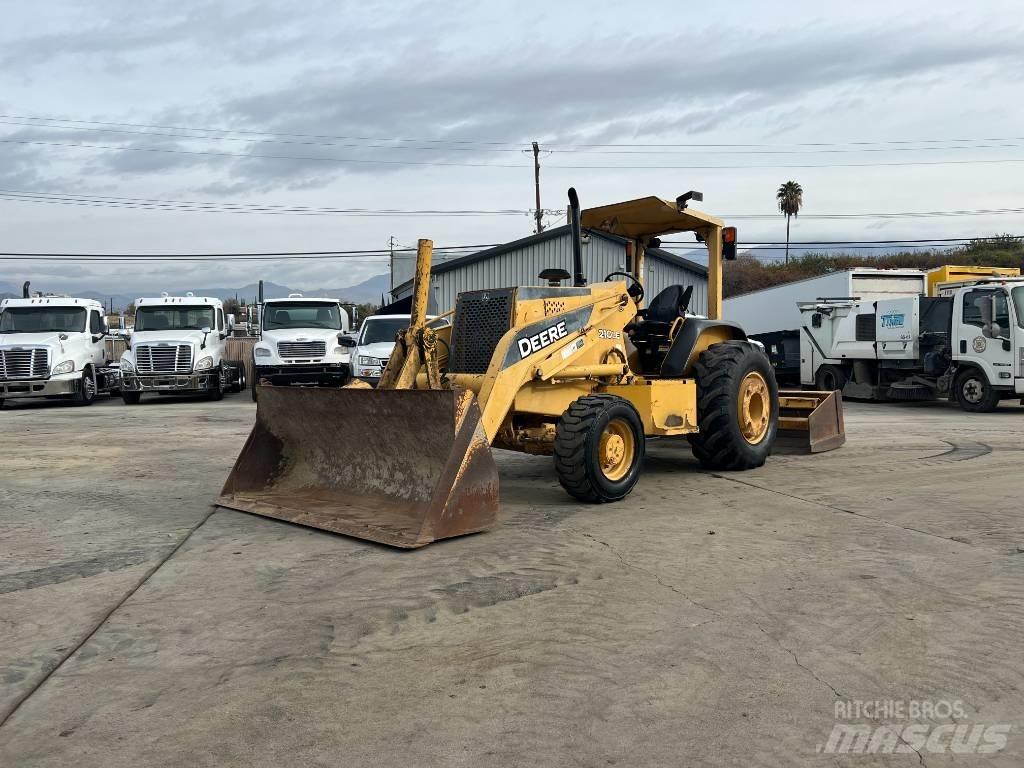 John Deere 210 LE Frontlastere og graveredskap