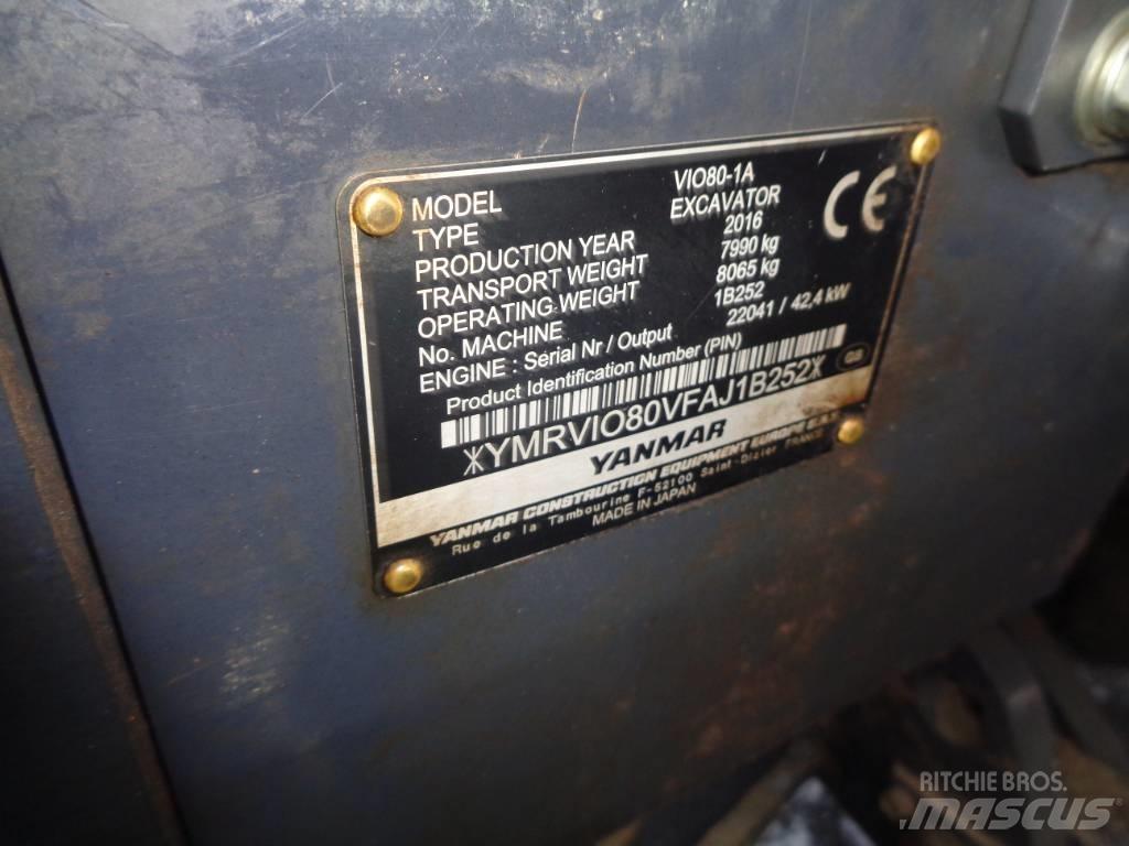 Yanmar Vio 80 Beltegraver