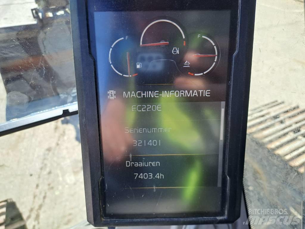 Volvo EC220EL Beltegraver