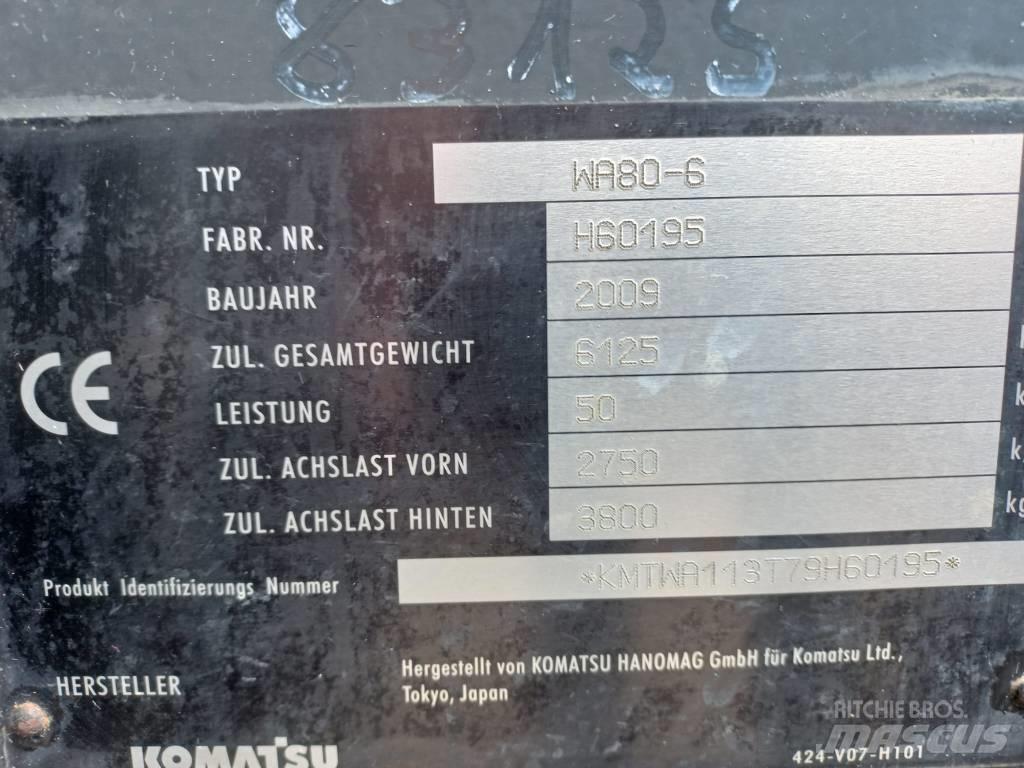 Komatsu WA 80-6 Hjullastere