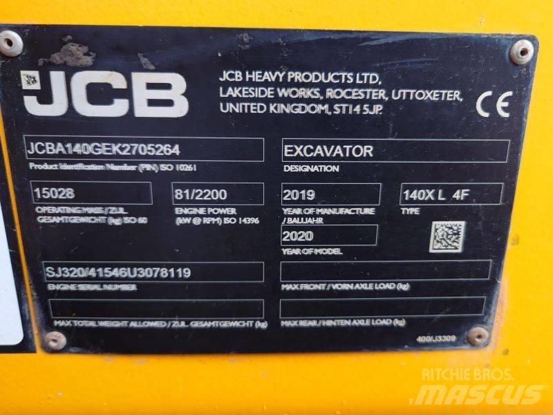 JCB 140X LC Beltegraver