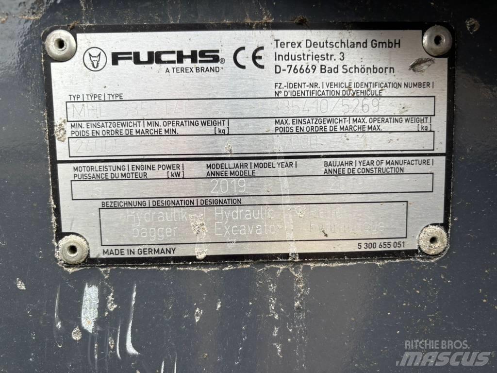 Fuchs MHL 335 Gravemaskiner for avfallshåndtering