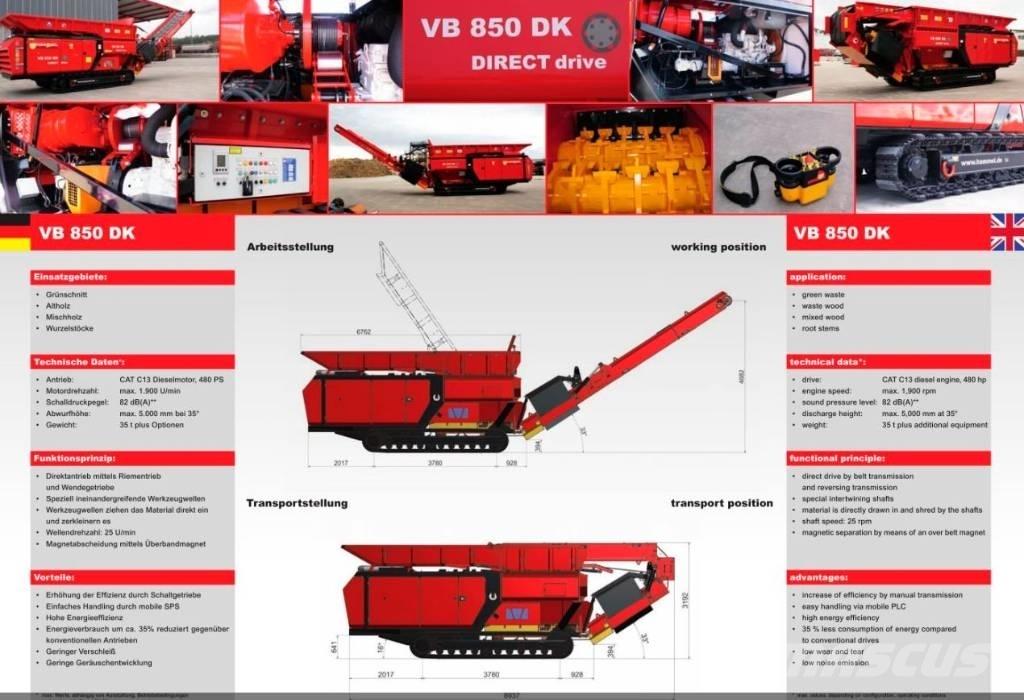 Hammel VB 850 DK Avfallsknusere