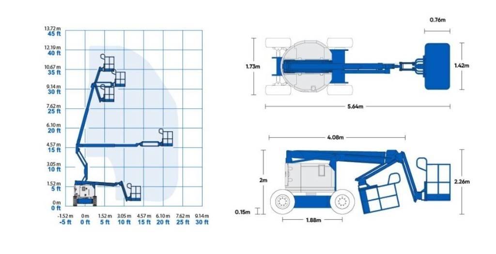 Genie Z 34/22 RT J Leddede bomlifter