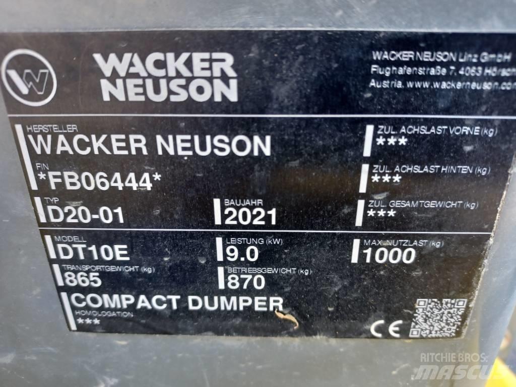 Wacker Neuson DT10e Beltedumpere