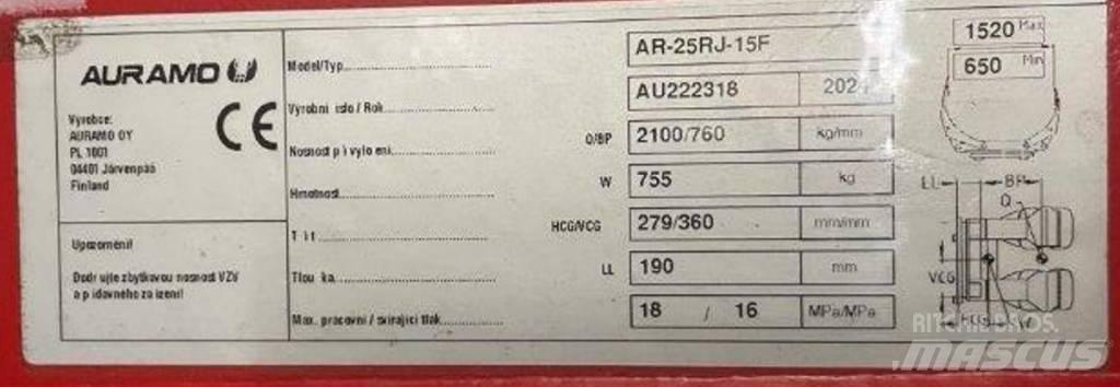 Auramo AR-25RJ-15F Rulleklemme