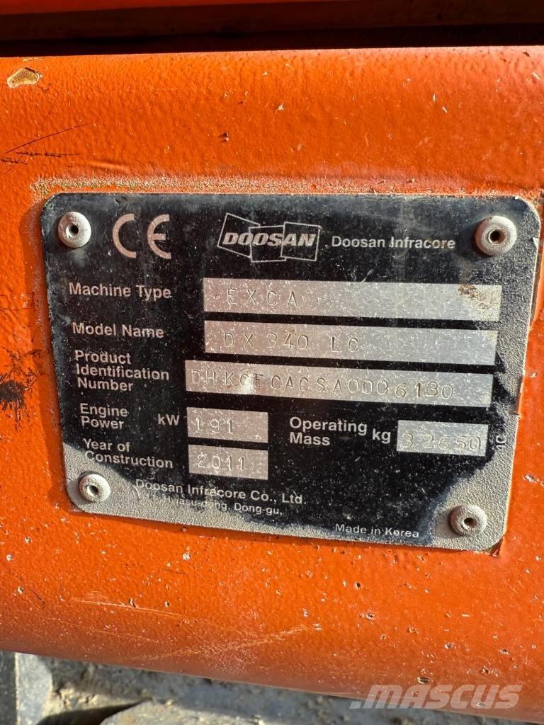 Doosan DX 340 LC Beltegraver