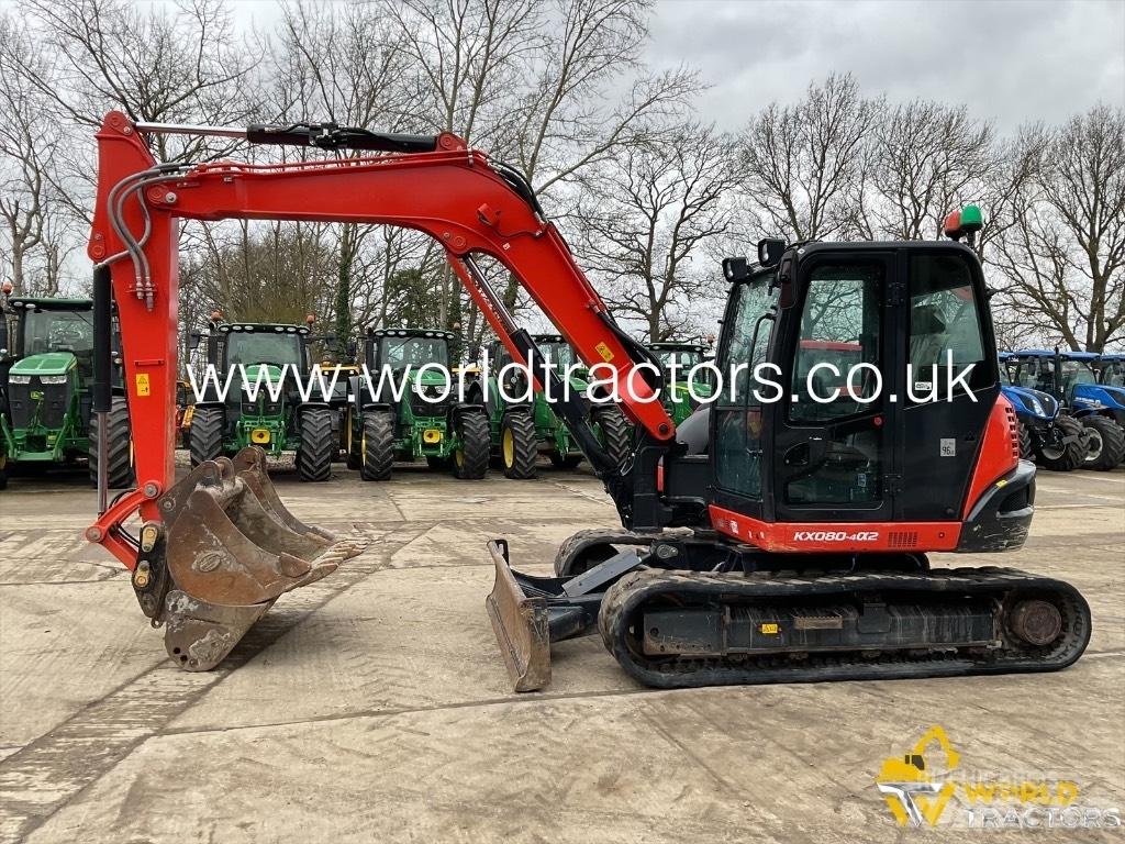Kubota KX 080-4 Midigravere 7 - 12t