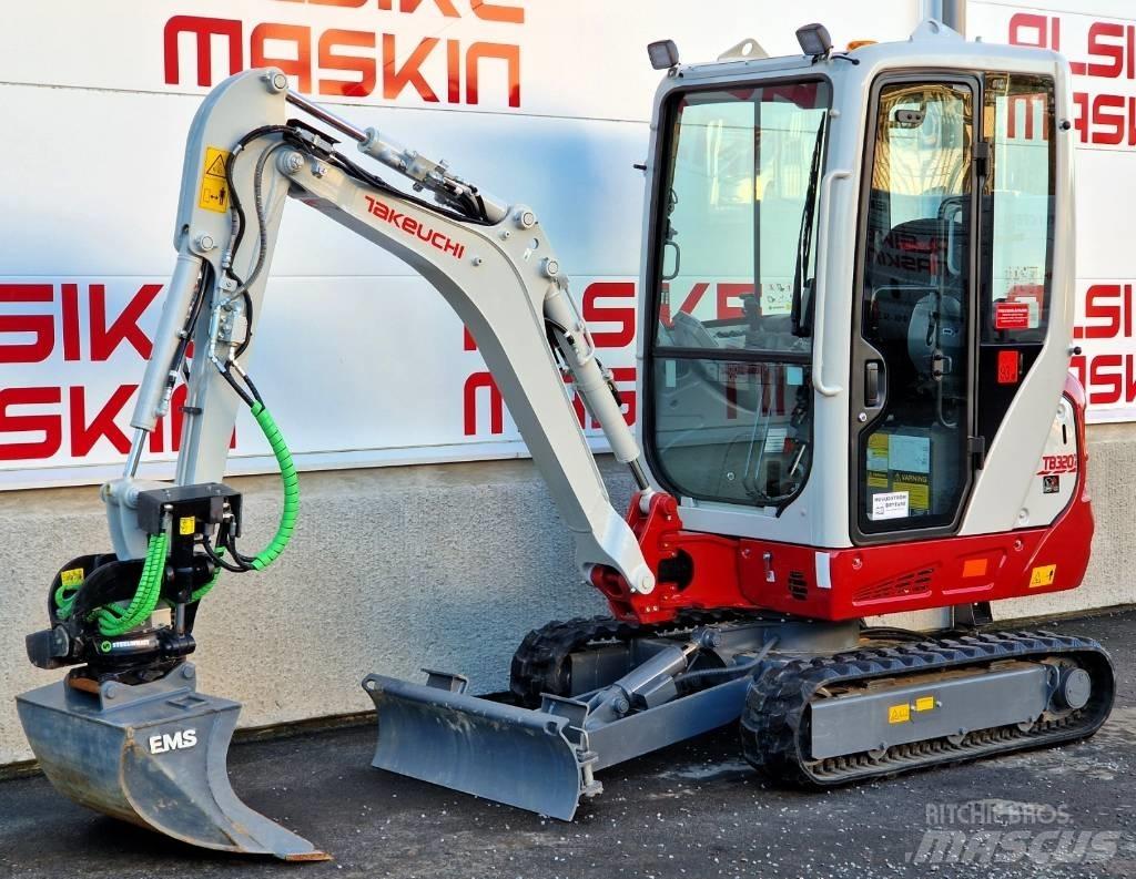Takeuchi TB 320 Minigravere <7t