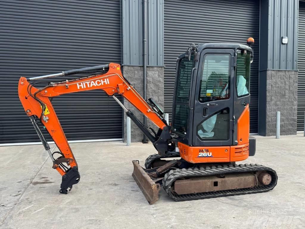 Hitachi ZX 26 U-6 cr Minigravere <7t