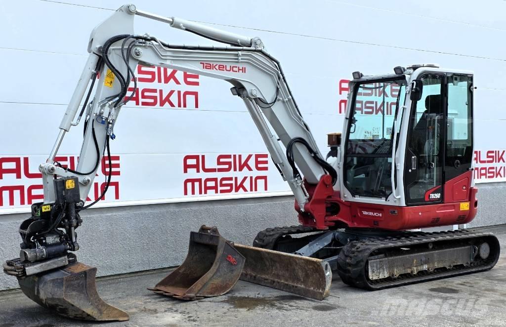Takeuchi TB 260 Minigravere <7t