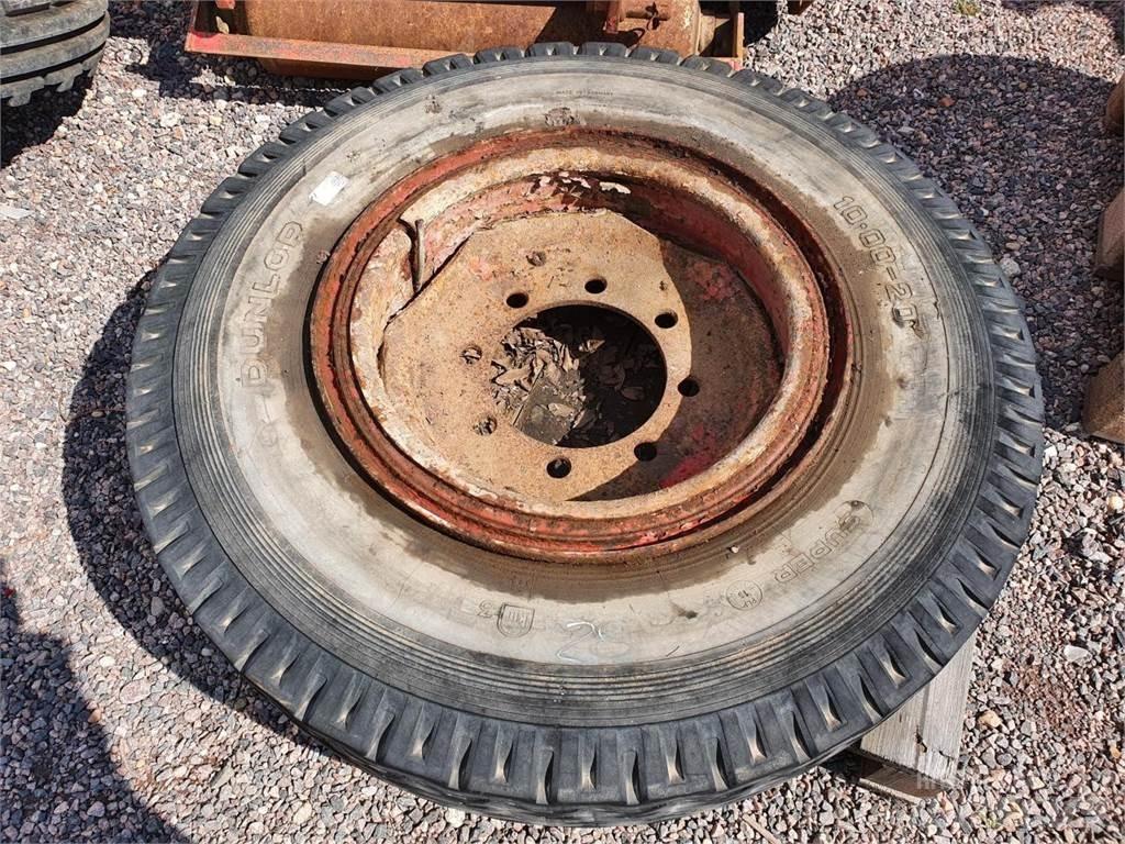 Dunlop 10.00-20 Dekk, hjul og felger