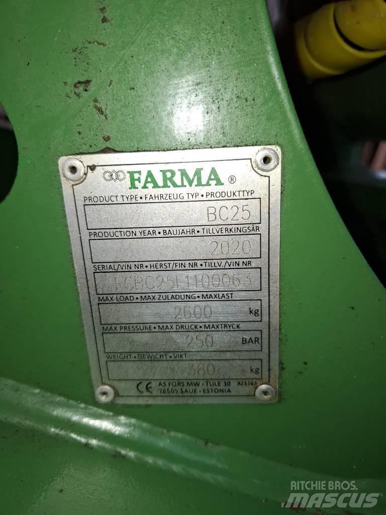 Farma BC 25 Vedkløvere, kappemaskiner og flismaskiner