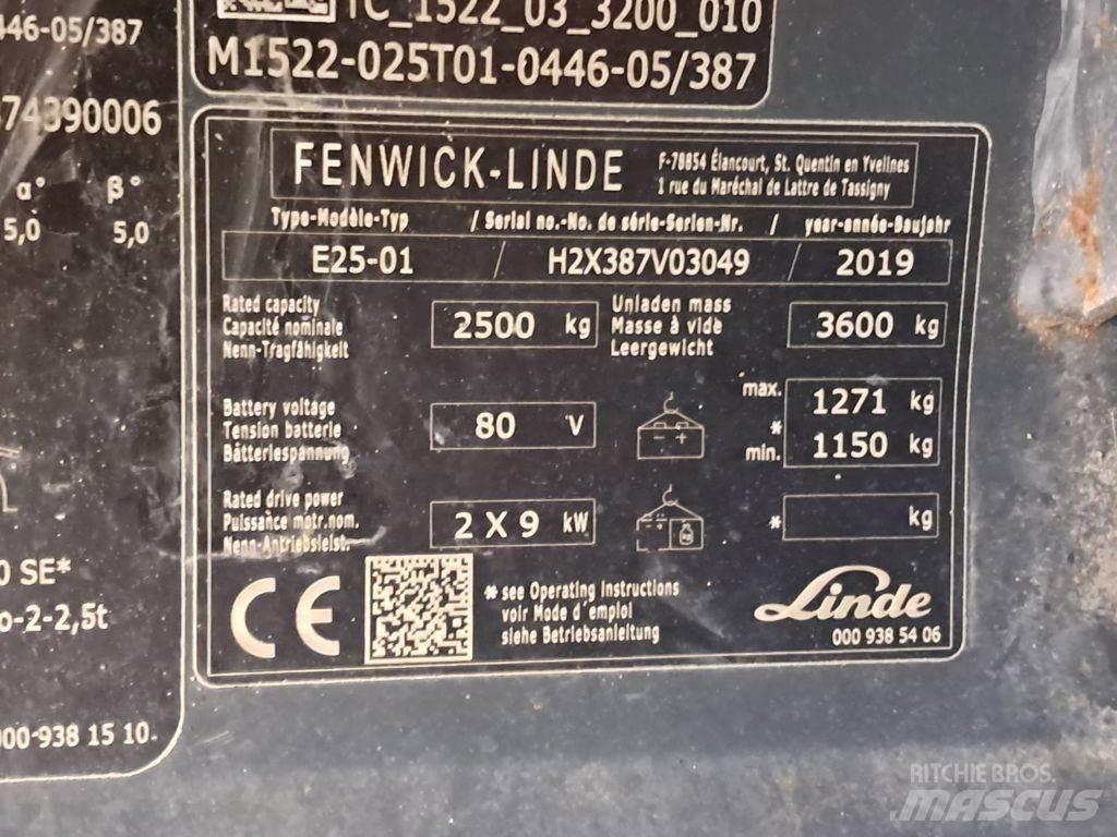 Linde E25-01 Elektriske trucker