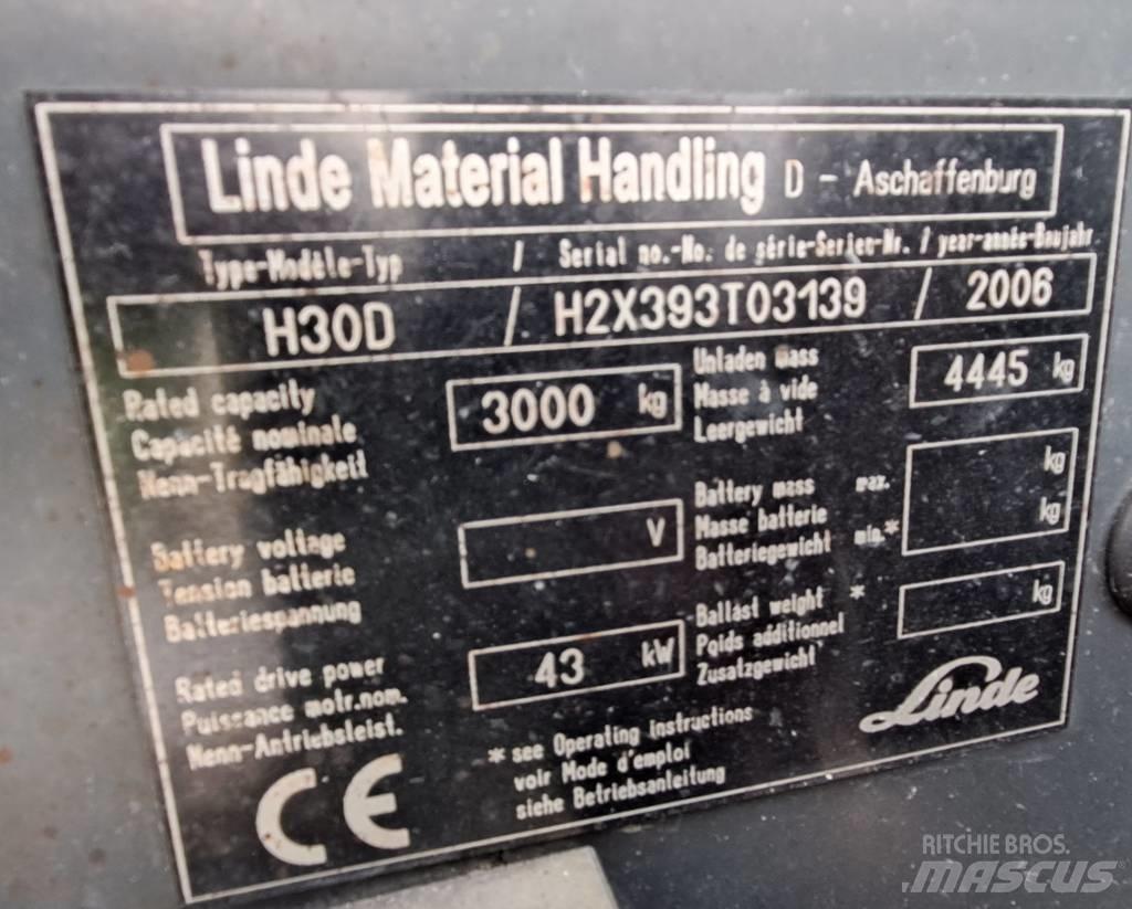 Linde H 30 D Diesel Trucker