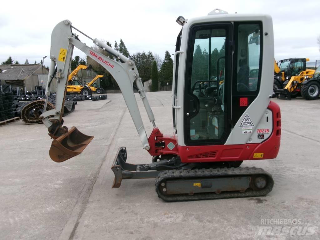 Takeuchi TB 216 Minigravere <7t