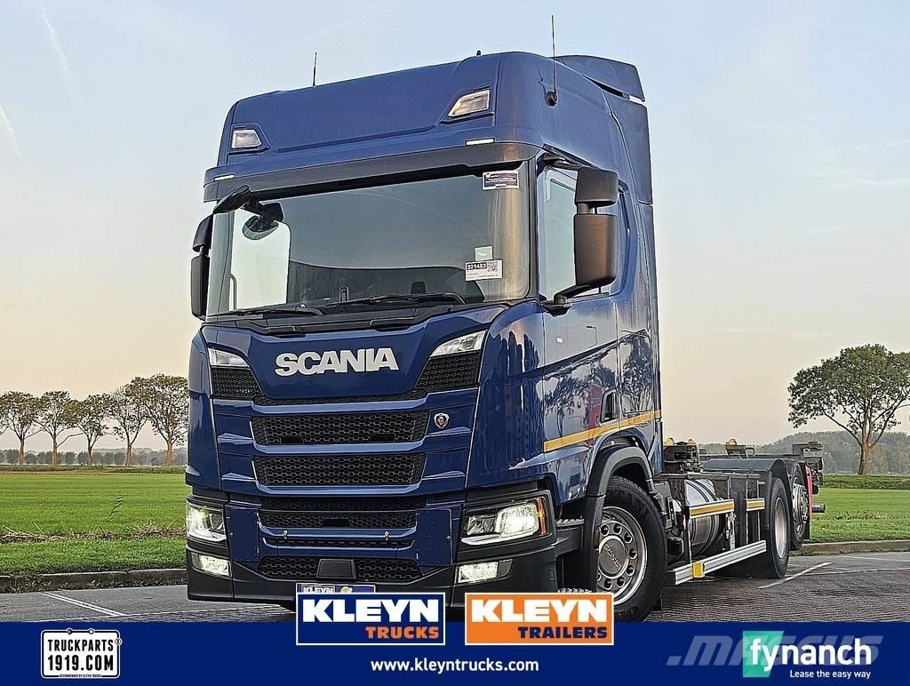 Scania R410 LNG Kabelløft lastebiler