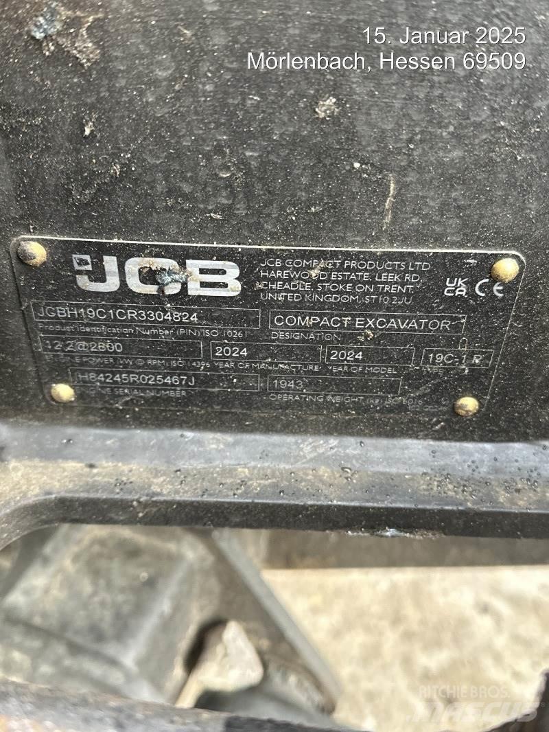JCB 19C-1 Minigravere <7t