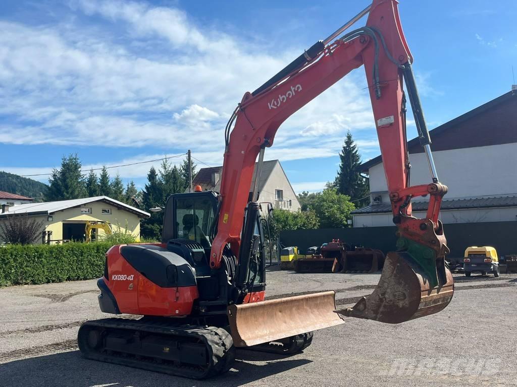 Kubota KX080 Midigravere 7 - 12t