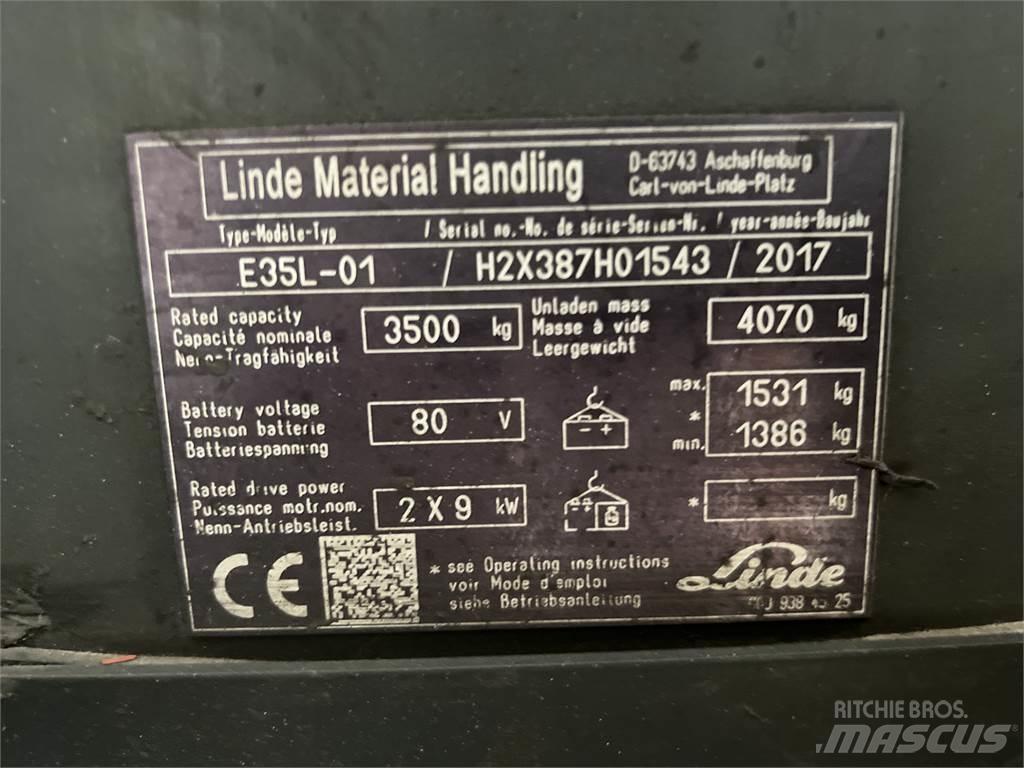 Linde E35L-01 Elektriske trucker