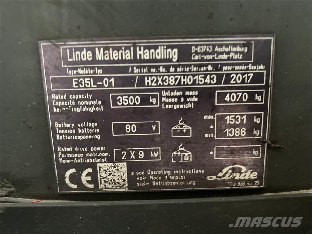 Linde E35L-01 Elektriske trucker