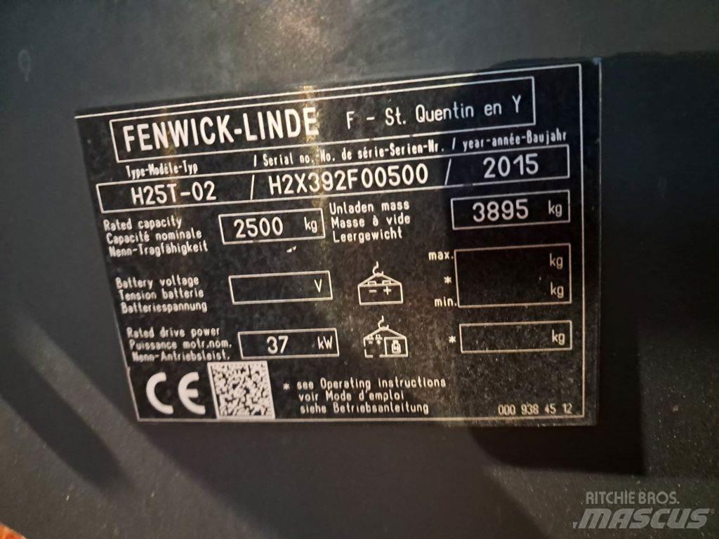 Linde H25T-02 Propan trucker