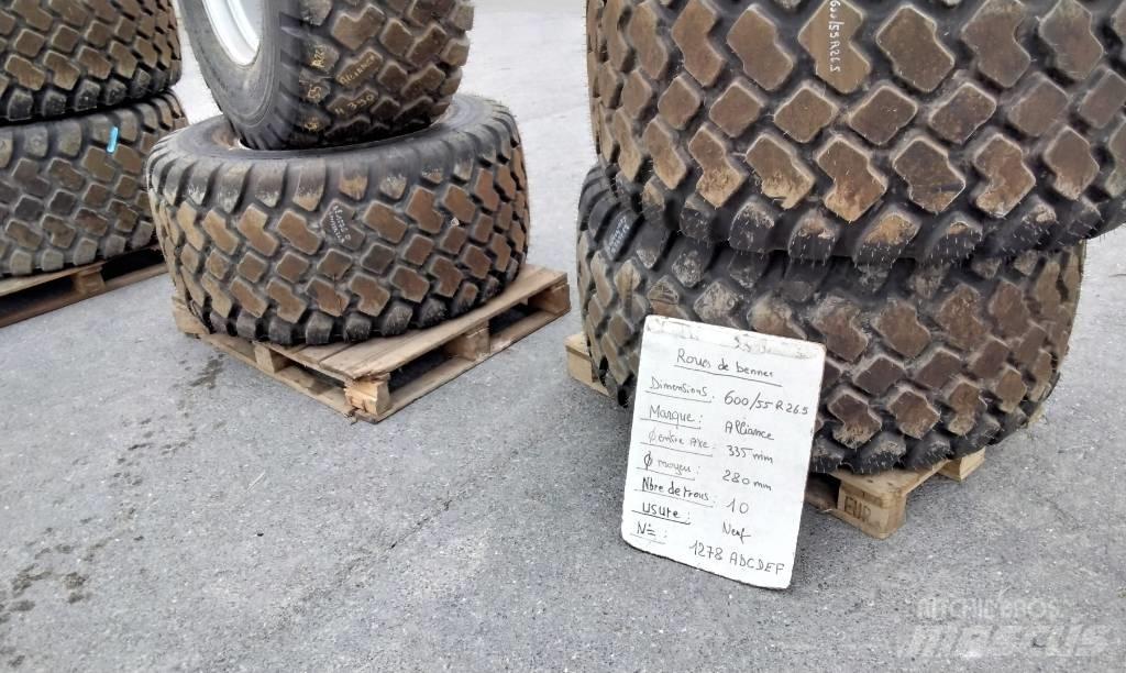 Alliance 600/55R26.5 Dekk, hjul og felger