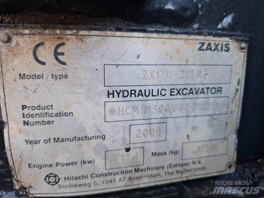 Hitachi ZX17U-2CLR Minigravere <7t
