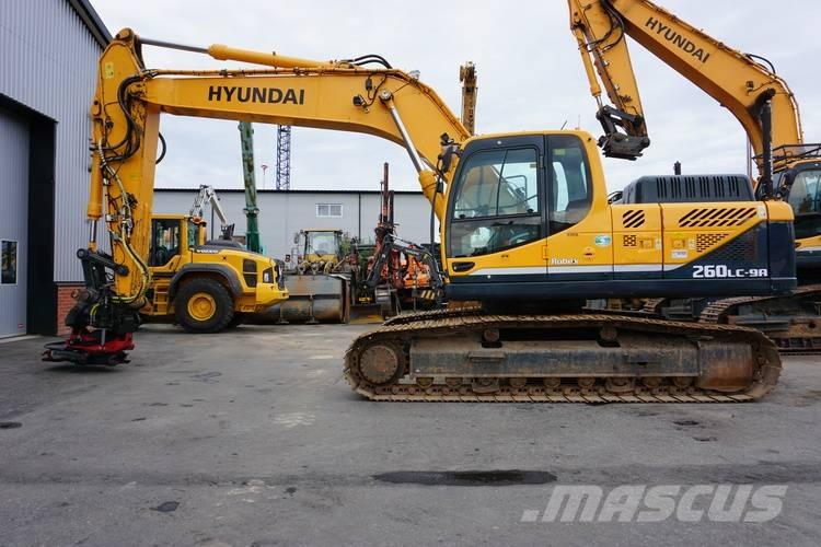Hyundai R260LC-9A Beltegraver