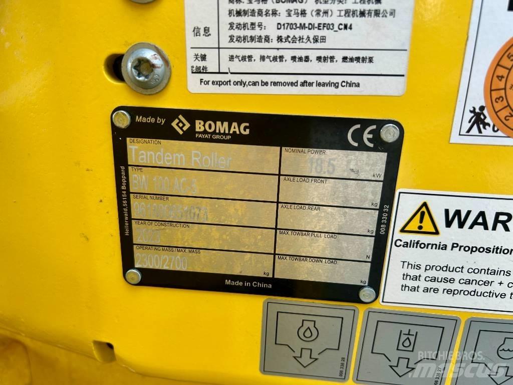 Bomag BW 100 AC-5 Tandem Valser