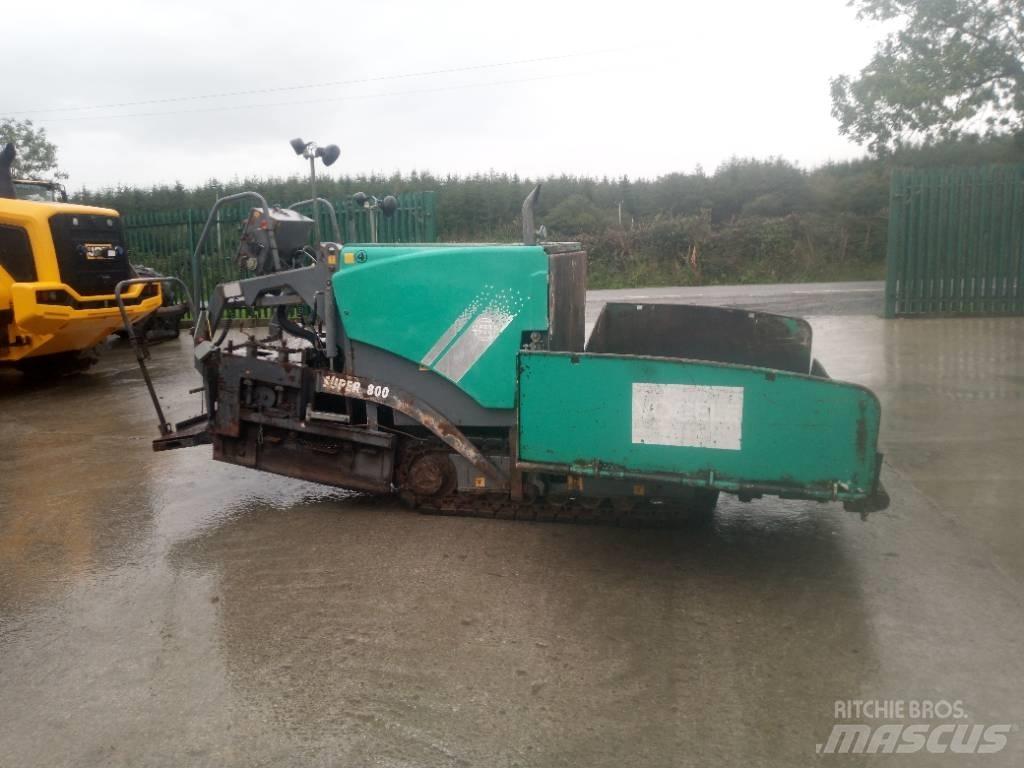 Vögele S800 Asfaltutleggere