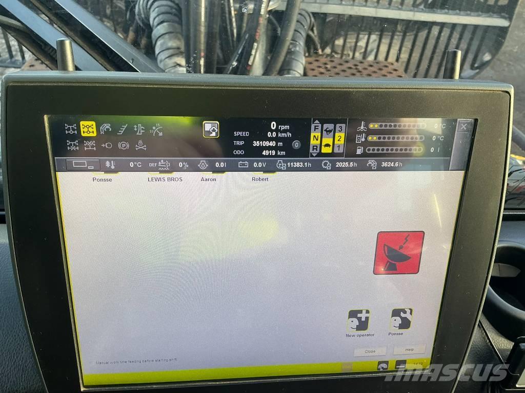 Ponsse Wisent 8W Lassbærere