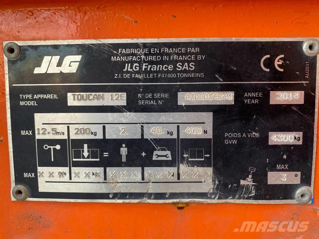 JLG Toucan 12 E Leddede bomlifter