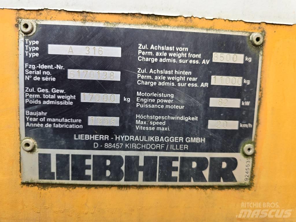 Liebherr A 316 Hjulgravere