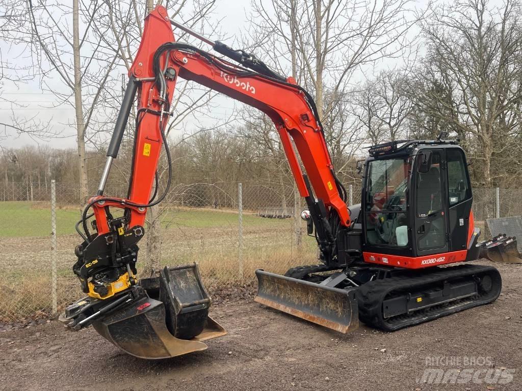 Kubota KX 080-4 Midigravere 7 - 12t