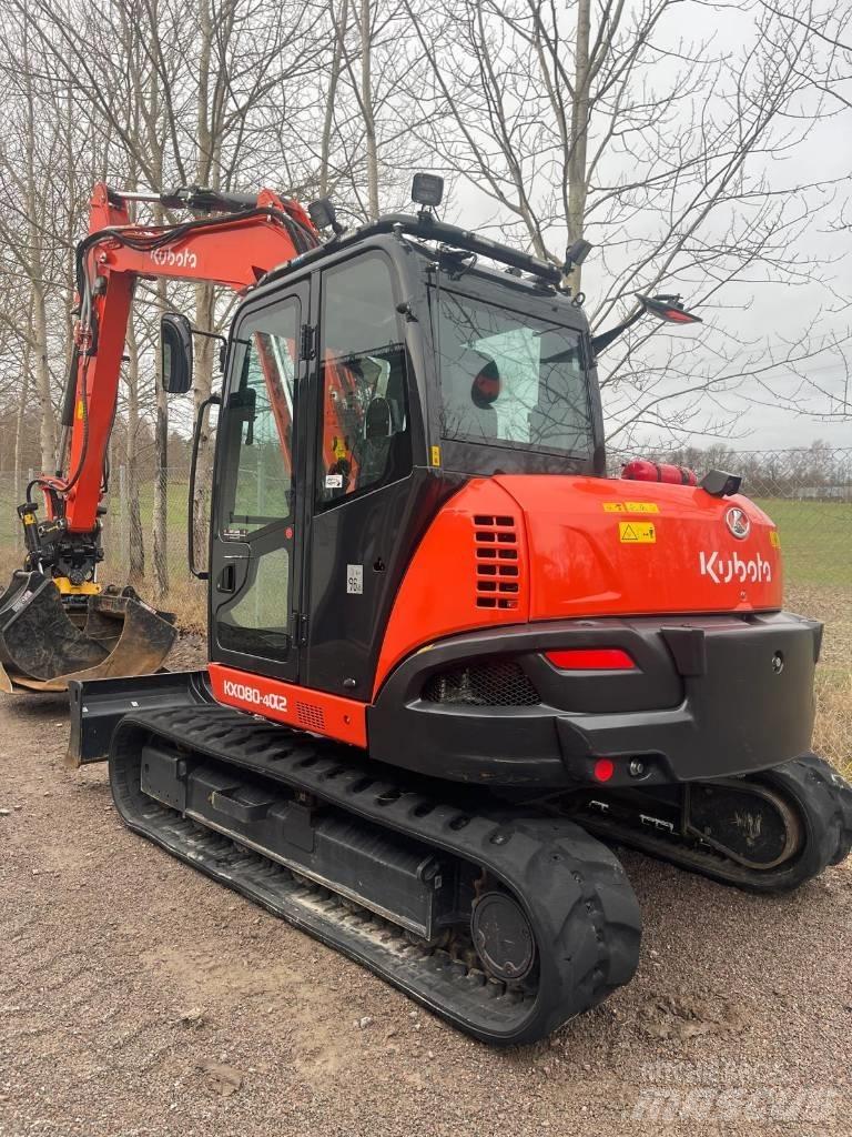 Kubota KX 080-4 Midigravere 7 - 12t