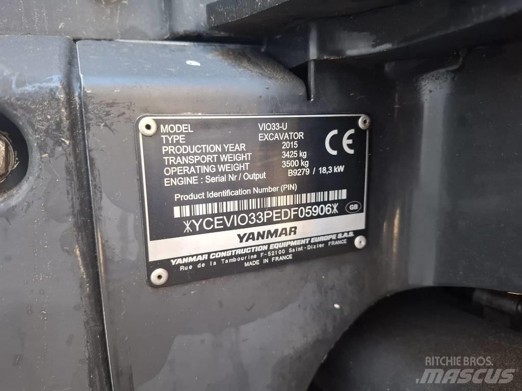 Yanmar Vio 33 U Minigravere <7t