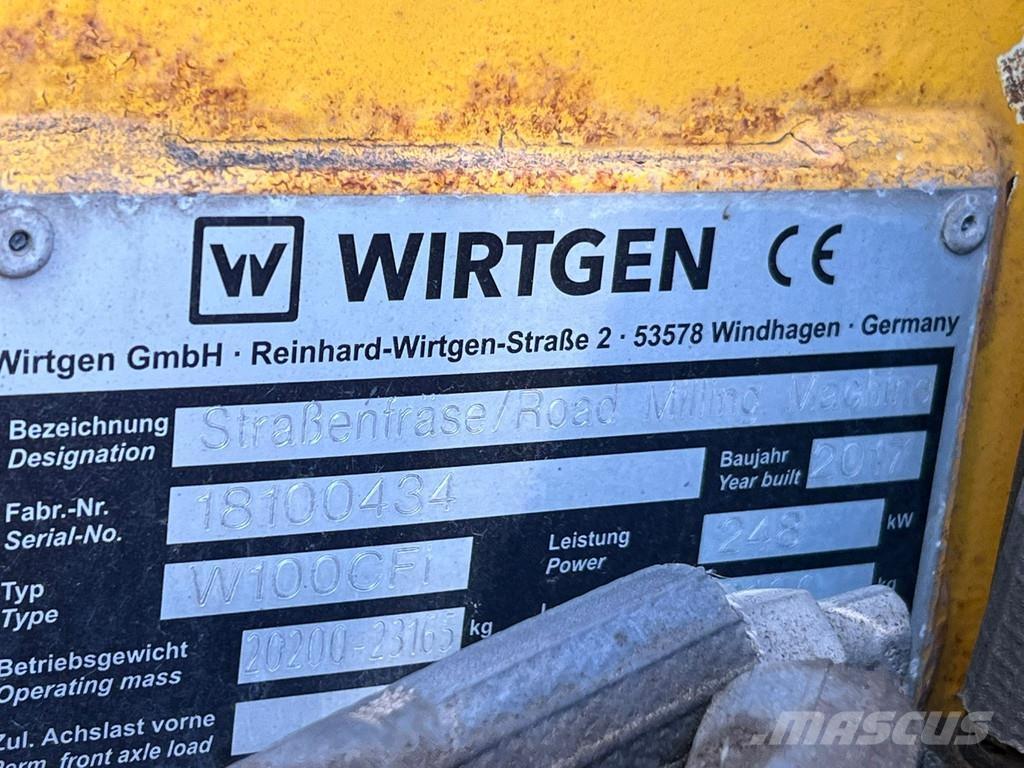 Wirtgen W100CFI Asfalt-kaldfresere